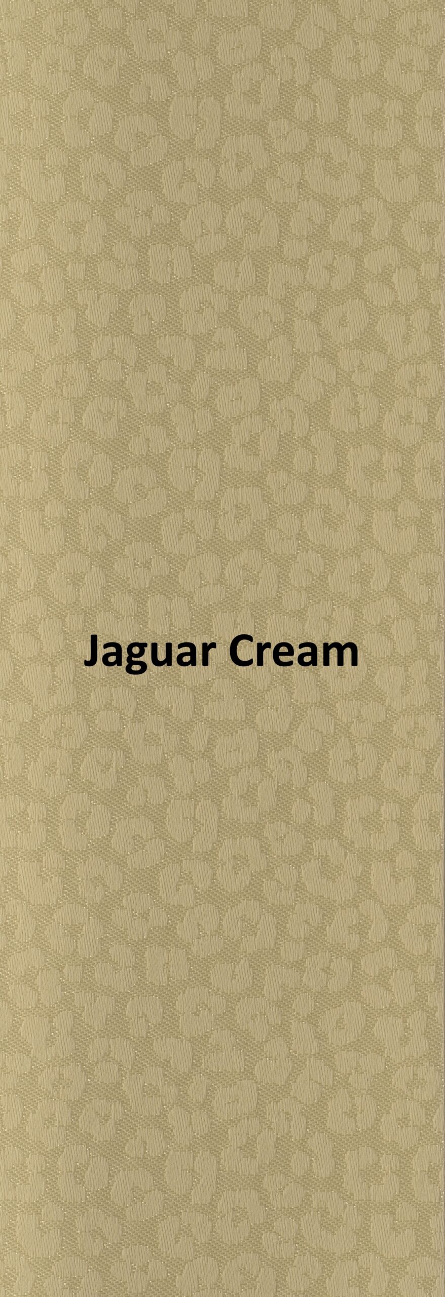 Jaguar Cream None Blackout Roller Blind
