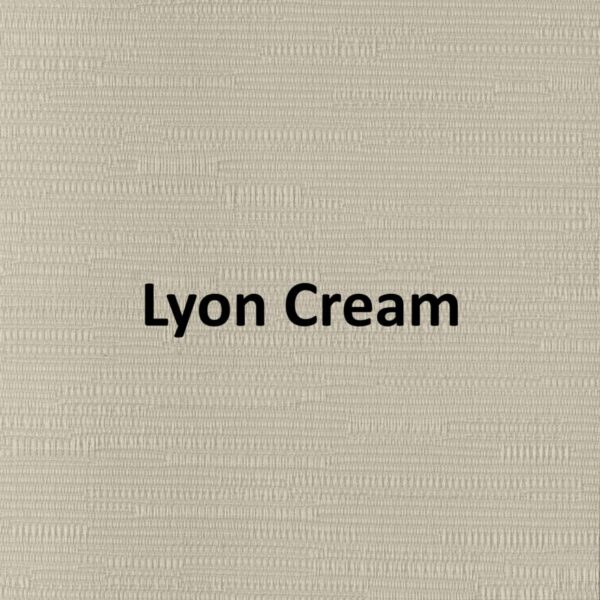 Lyon Cream None Blackout Roller Blind