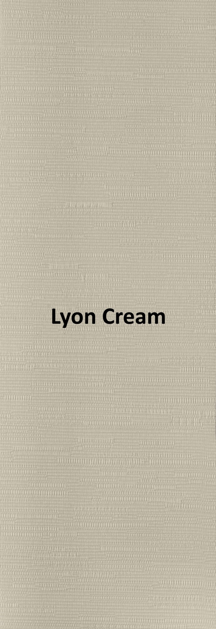 Lyon Cream None Blackout Roller Blind