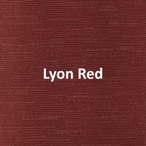 Lyon Red None Blackout Roller Blind