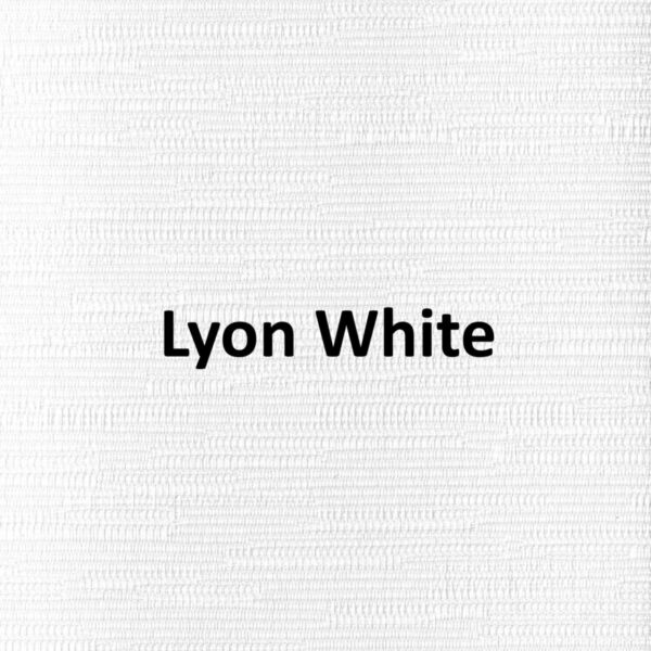 Lyon White None Blackout Roller Blind