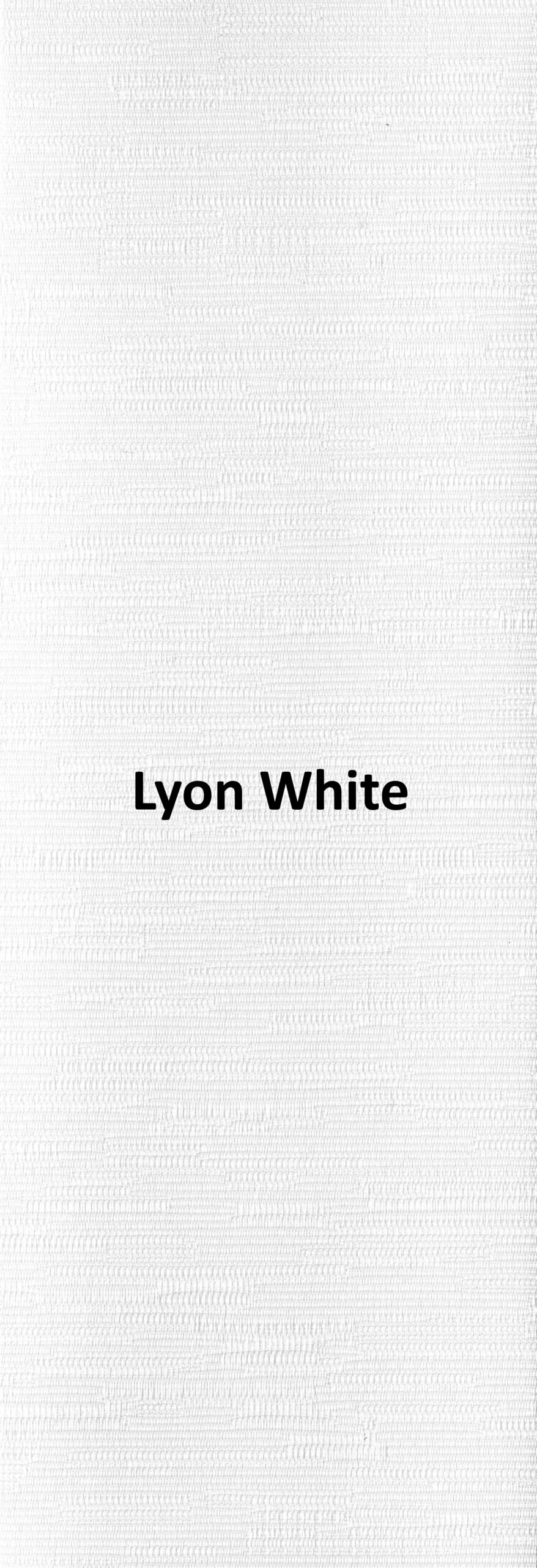 Lyon White None Blackout Roller Blind
