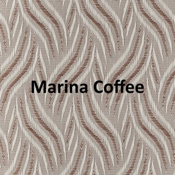 Marina Coffee None Blackout Roller Blind
