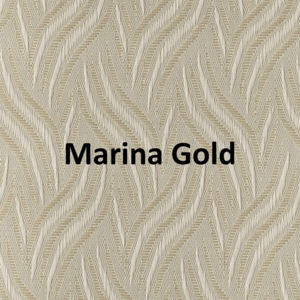 Marina Gold None Blackout Roller Blind