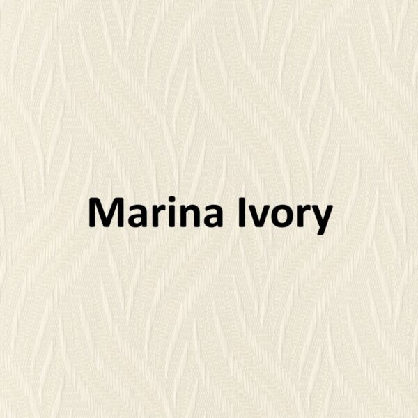 Marina Ivory None Blackout Roller Blind