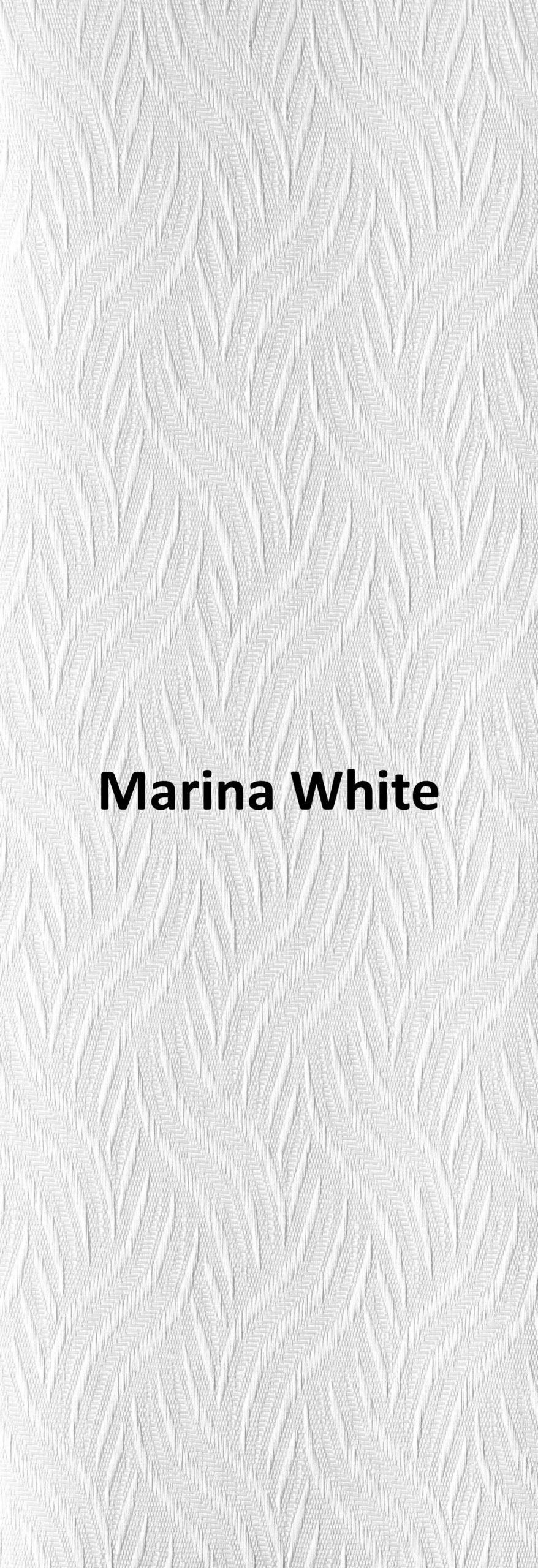 Marina White None Blackout Roller Blind