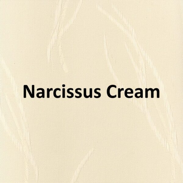 Narcissus Cream None Blackout Roller Blind