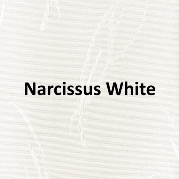 Narcissus White None Blackout Roller Blind