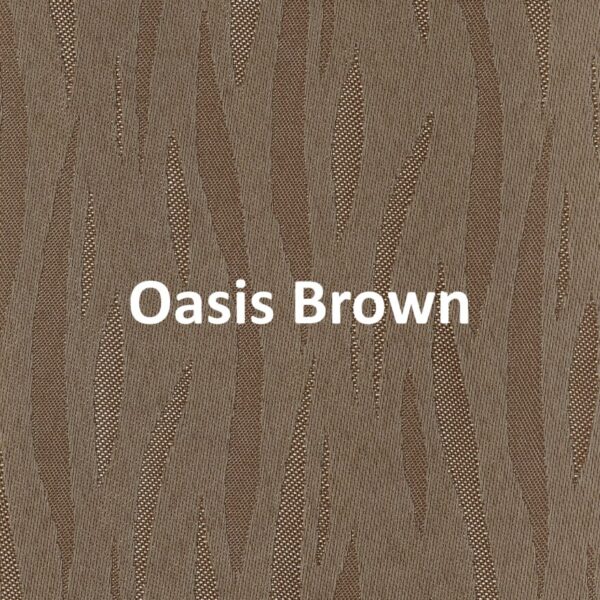 Oasis Brown None Blackout Roller Blind