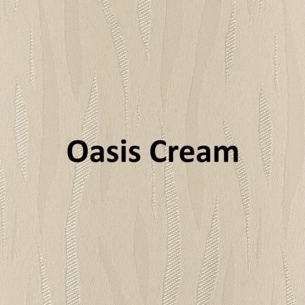 Oasis Cream None Blackout Roller Blind