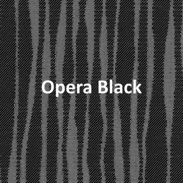 Opera Black None Blackout Roller Blind