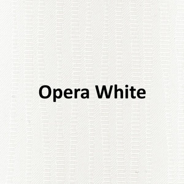Opera White None Blackout Roller Blind