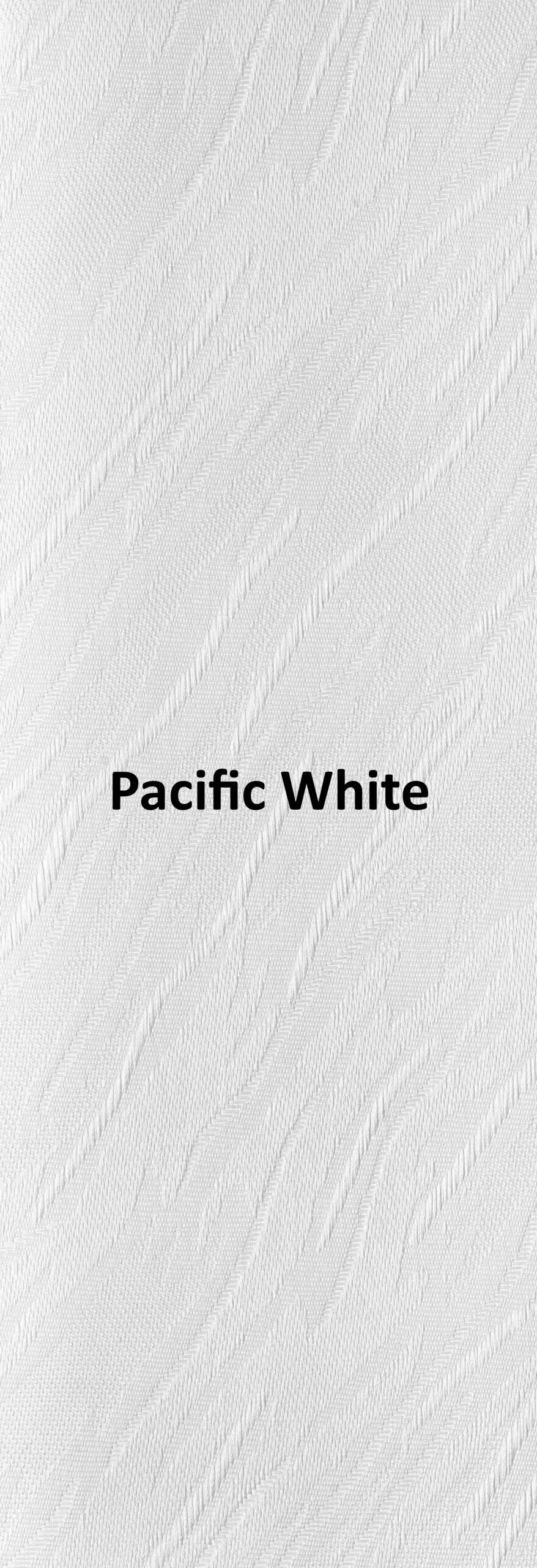 Pacific White None Blackout Roller Blind