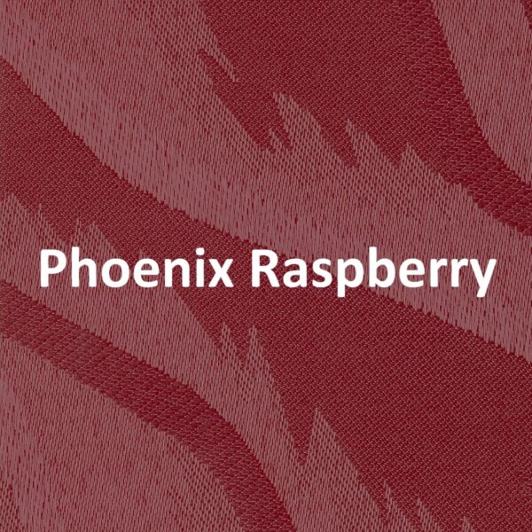 Phoenix Raspberry None Blackout Roller Blind