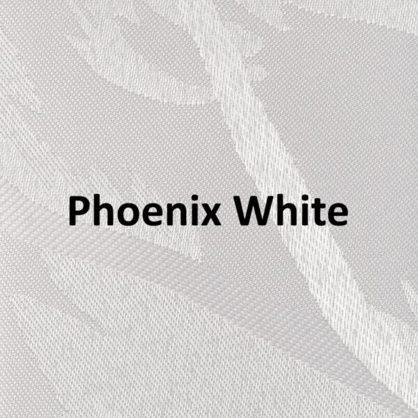 Phoenix White None Blackout Roller Blind