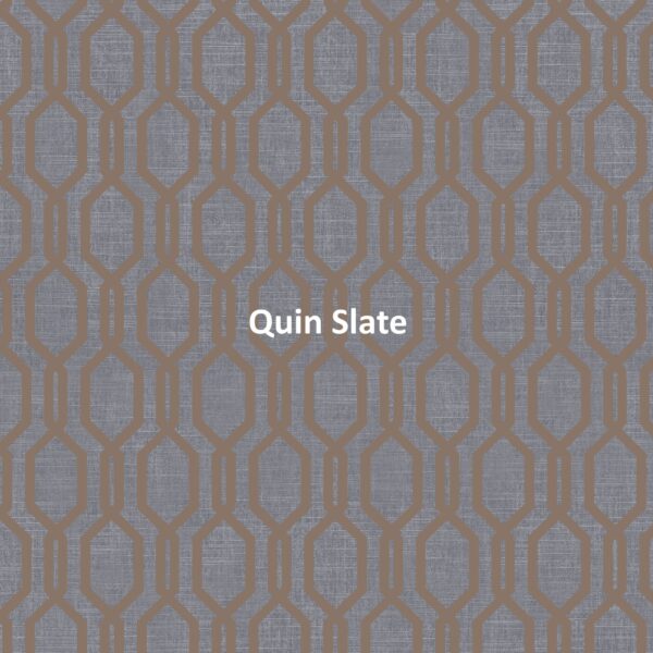 Quin Slate None Blackout Roller Blind