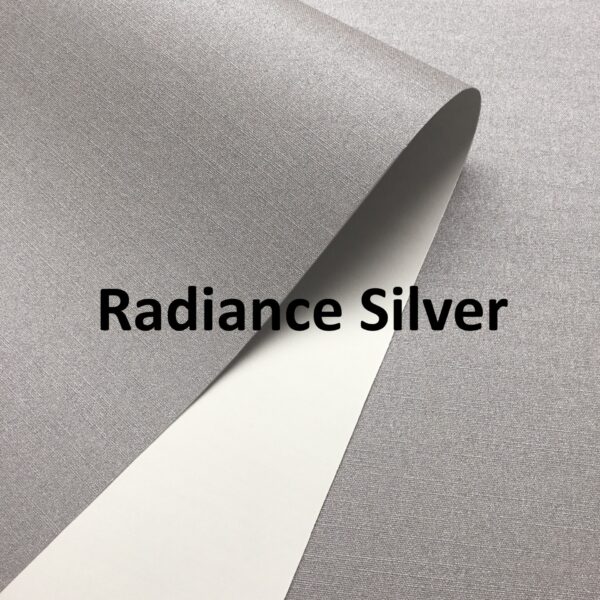 Radiance Silver None Blackout Roller Blind