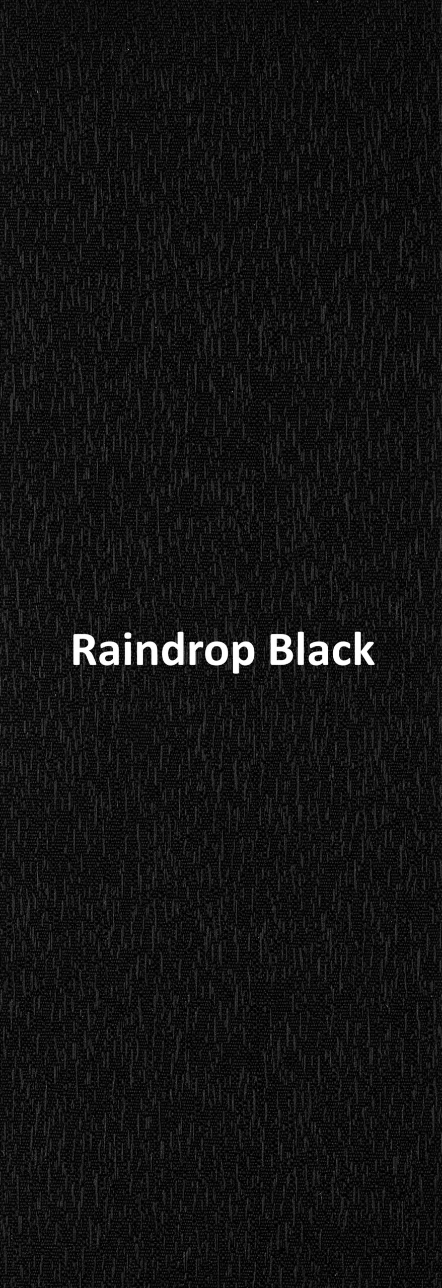 Raindrop Black None Blackout Roller Blind