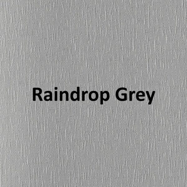 Raindrop Grey None Blackout Roller Blind