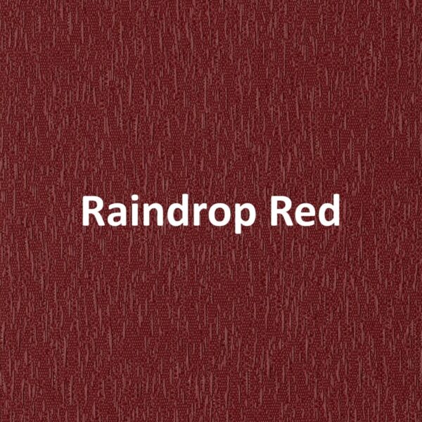 Raindrop Red None Blackout Roller Blind