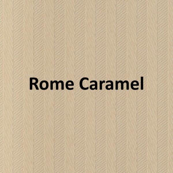 Rome Caramel None Blackout Roller Blind