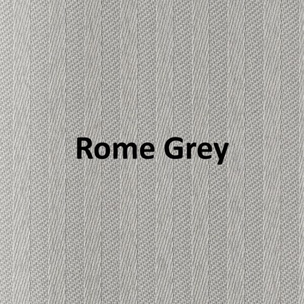 Rome Grey None Blackout Roller Blind