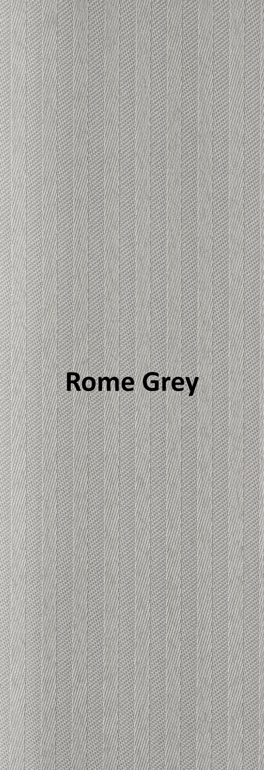 Rome Grey None Blackout Roller Blind