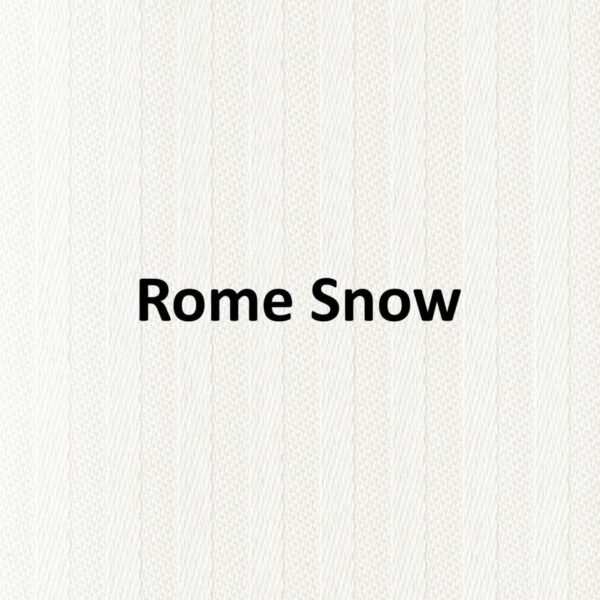 Rome Snow None Blackout Roller Blind