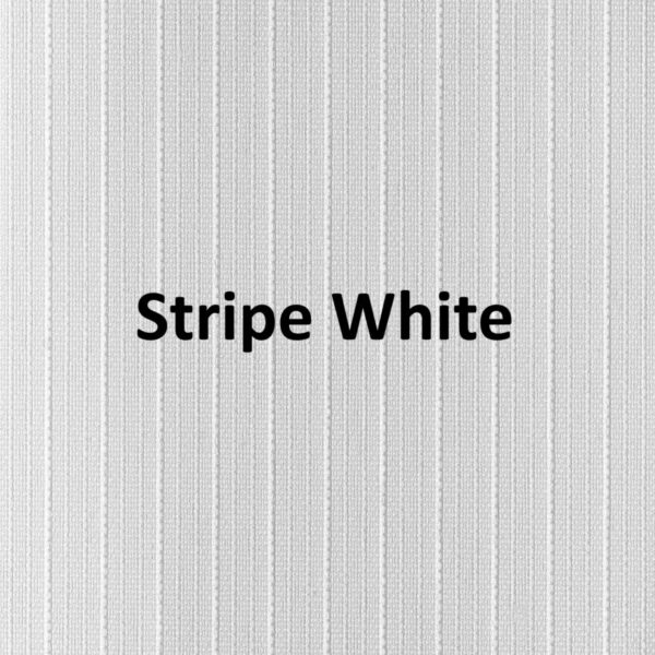 Stripe White None Blackout Roller Blind