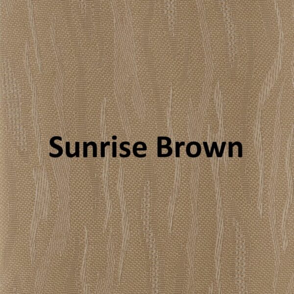 Sunrise Brown None Blackout Roller Blind