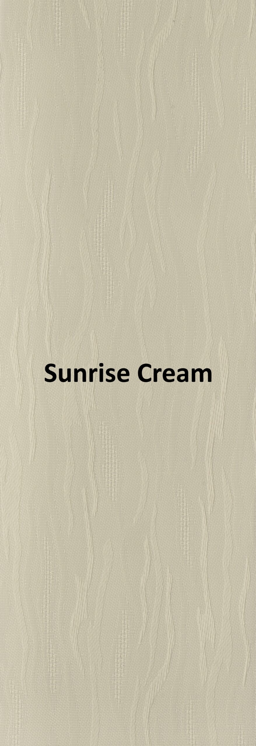 Sunrise Cream None Blackout Roller Blind