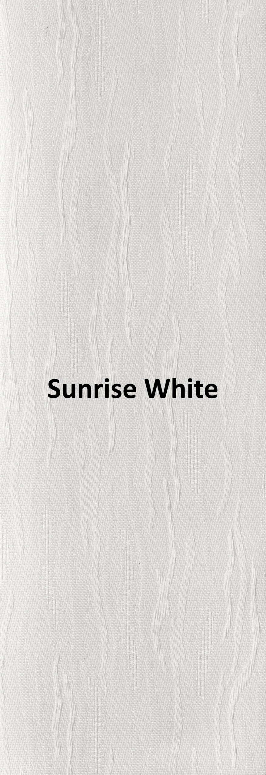 Sunrise White None Blackout Roller Blind