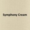 Symphony Cream None Blackout Roller Blind