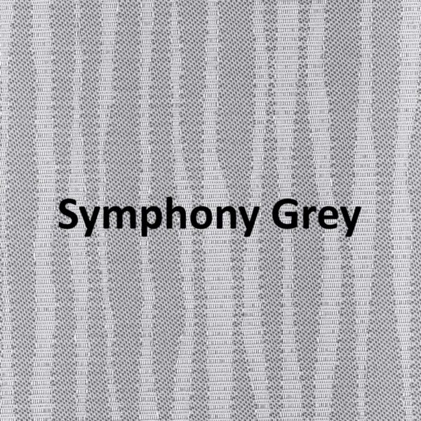 Symphony Grey None Blackout Roller Blind