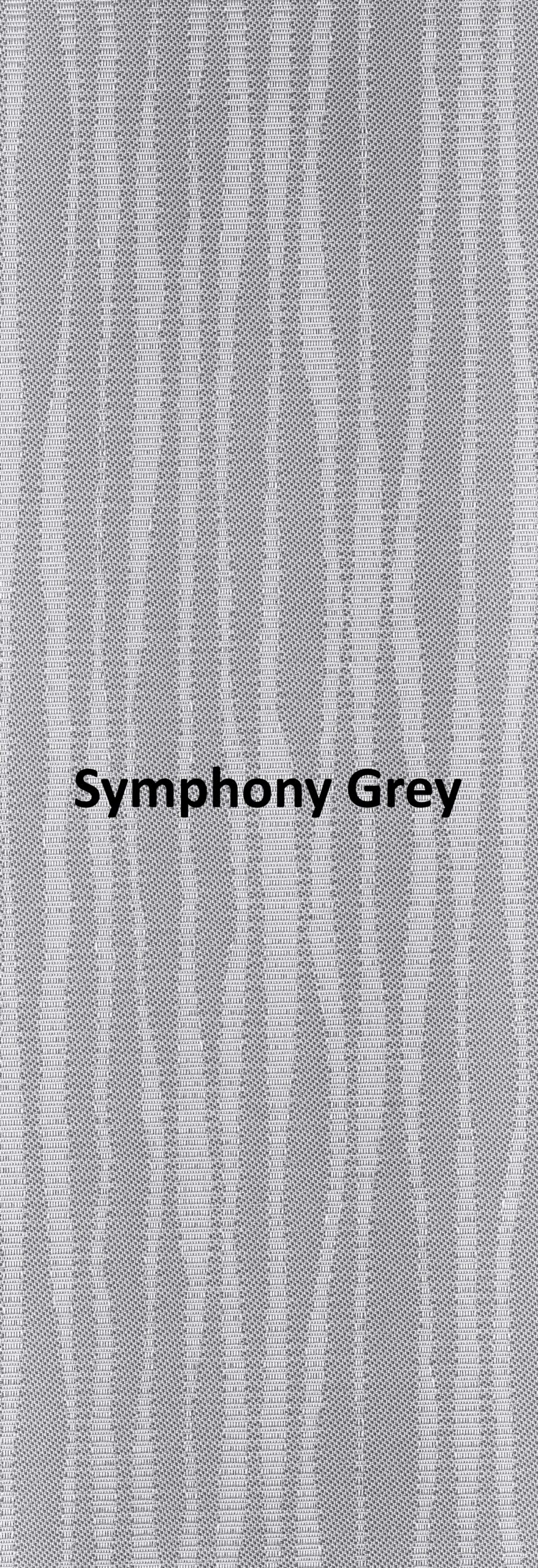 Symphony Grey None Blackout Roller Blind