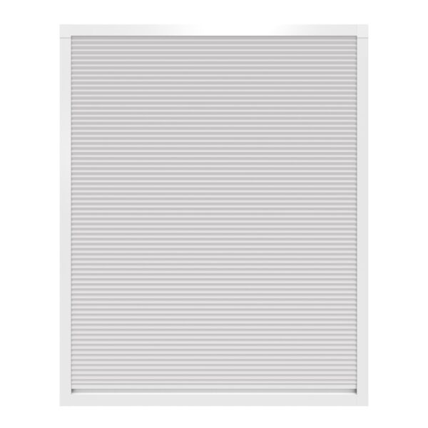 LiteBlok Blackout Soft White pleated blackout blind